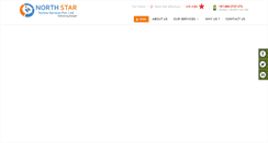 Desktop Screenshot of northstar.net.in